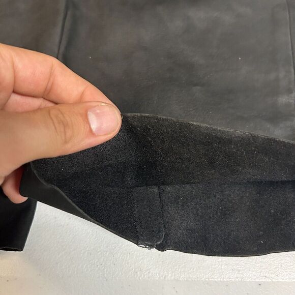 Harro Mens Black Leather Motorcycle Trousers | Vintage Protective Biker Gear VTG - Picture 5 of 11